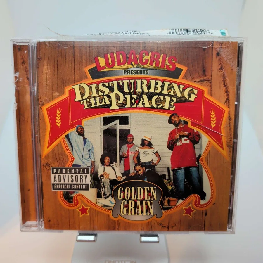 Ludacris Disturbing Tha Peace Golden Grain CD 2002 Def Jam South Hip Hop