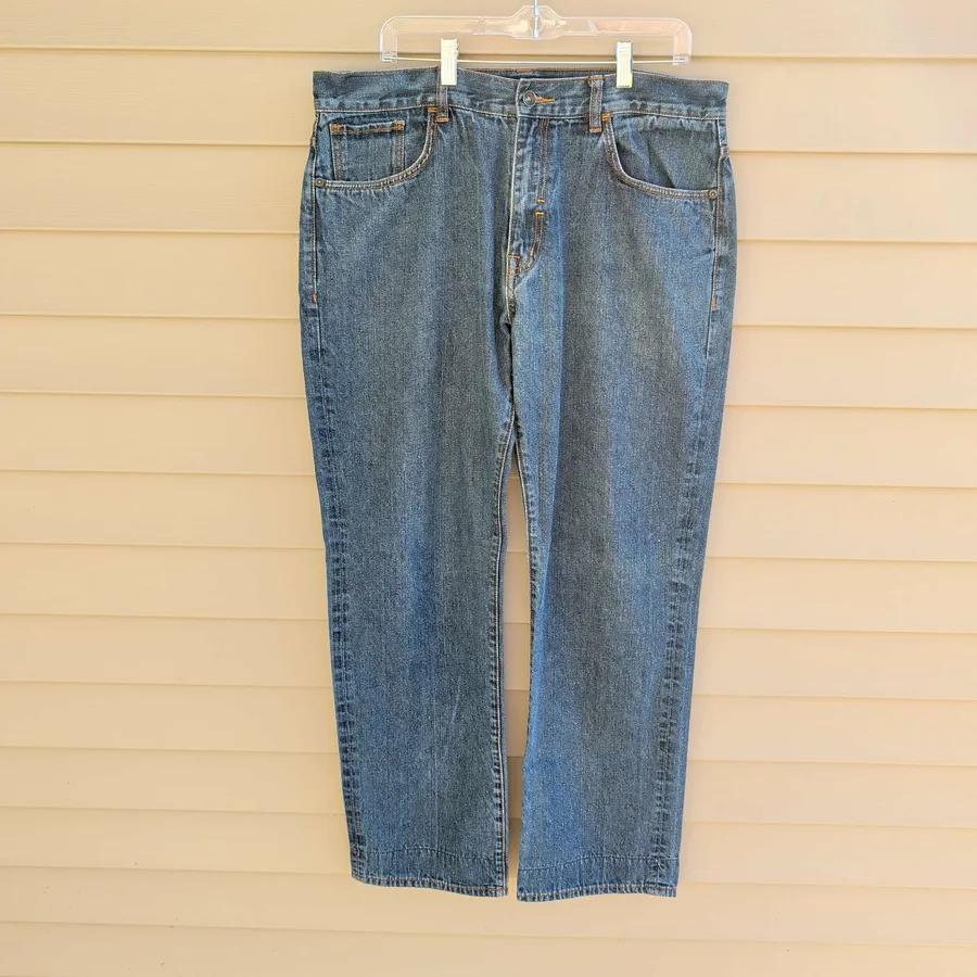 Rocawear Classic Fit Jeans Mens W38 Blue Denim Baggy Streetwear Y2K