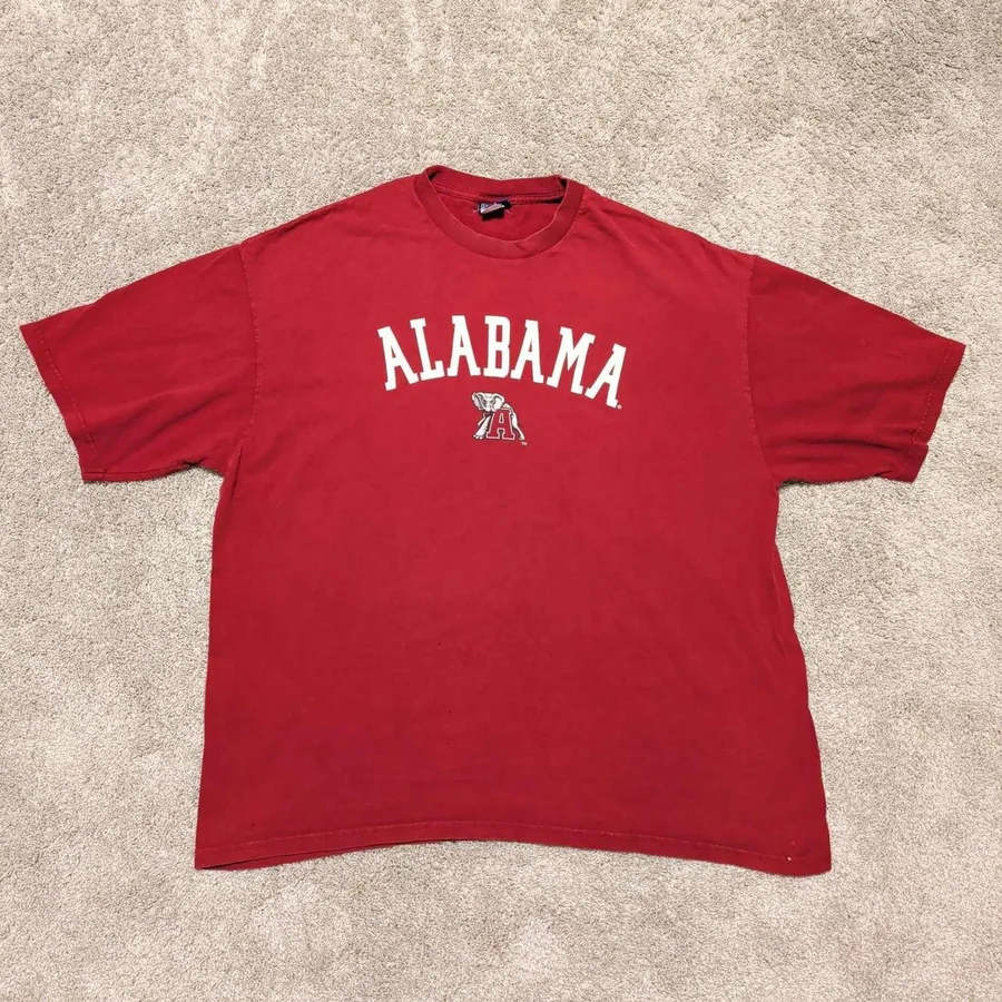 Vintage Champs Sports Alabama T-Shirt Mens XL Graphic Tee Short Sleeve