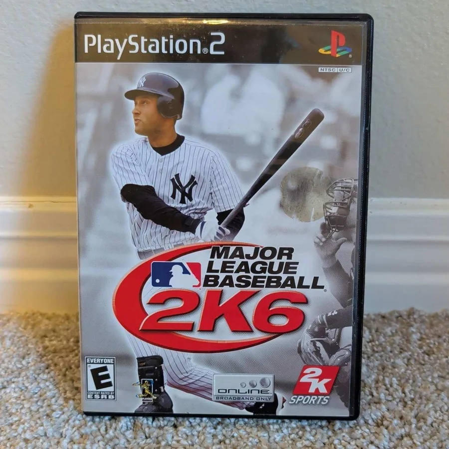 MLB 2K6 PS2 Derek Jeter Cover