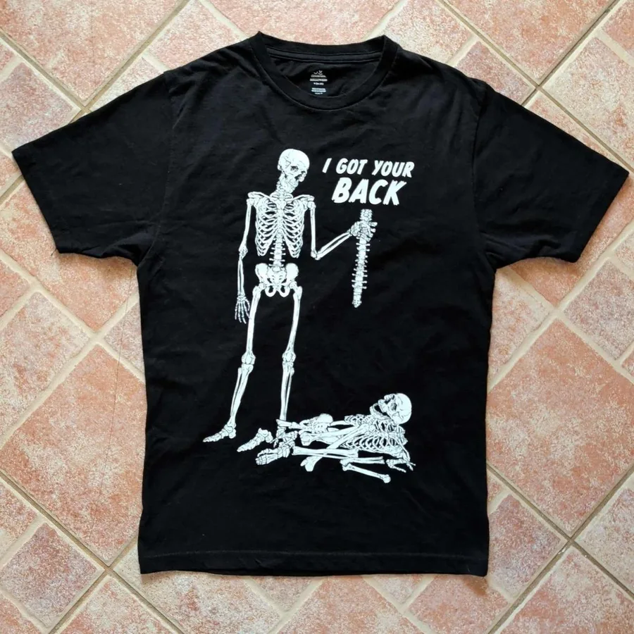 I Got Your Back Graphic Tee Mens Small Black