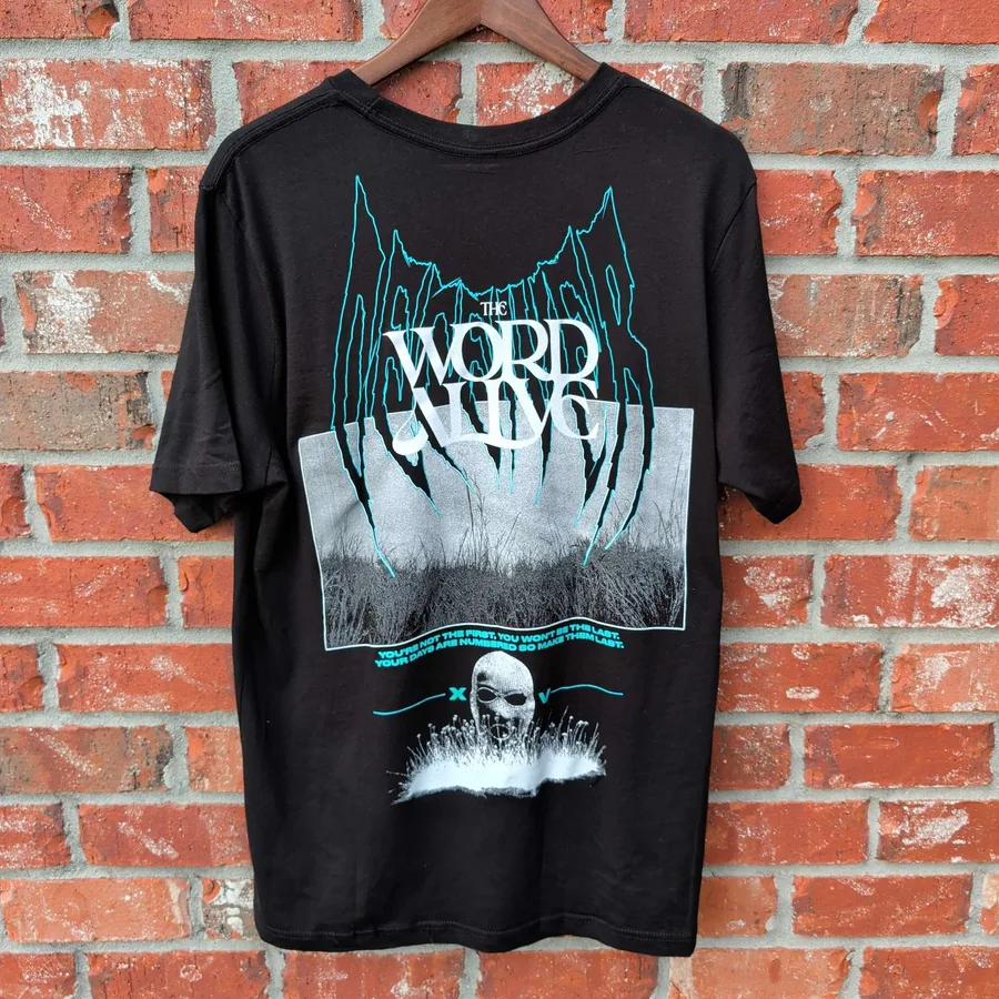 The Word Alive Band T-Shirt Mens Large Black Graphic Tee Metalcore XV