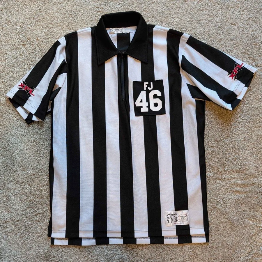 2001 XFL Referee Jersey Mens XL Field Judge 46