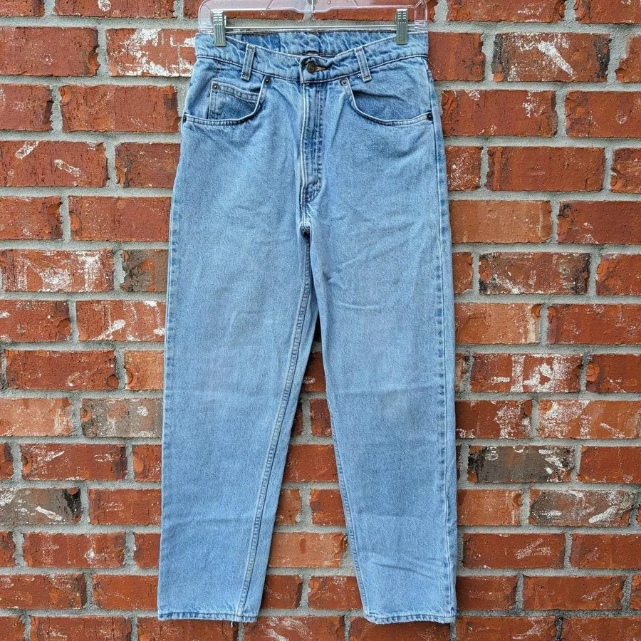 Levi's 560 Student Jeans Mens 28x29 Light Wash Orange Tab 90s Made in USA