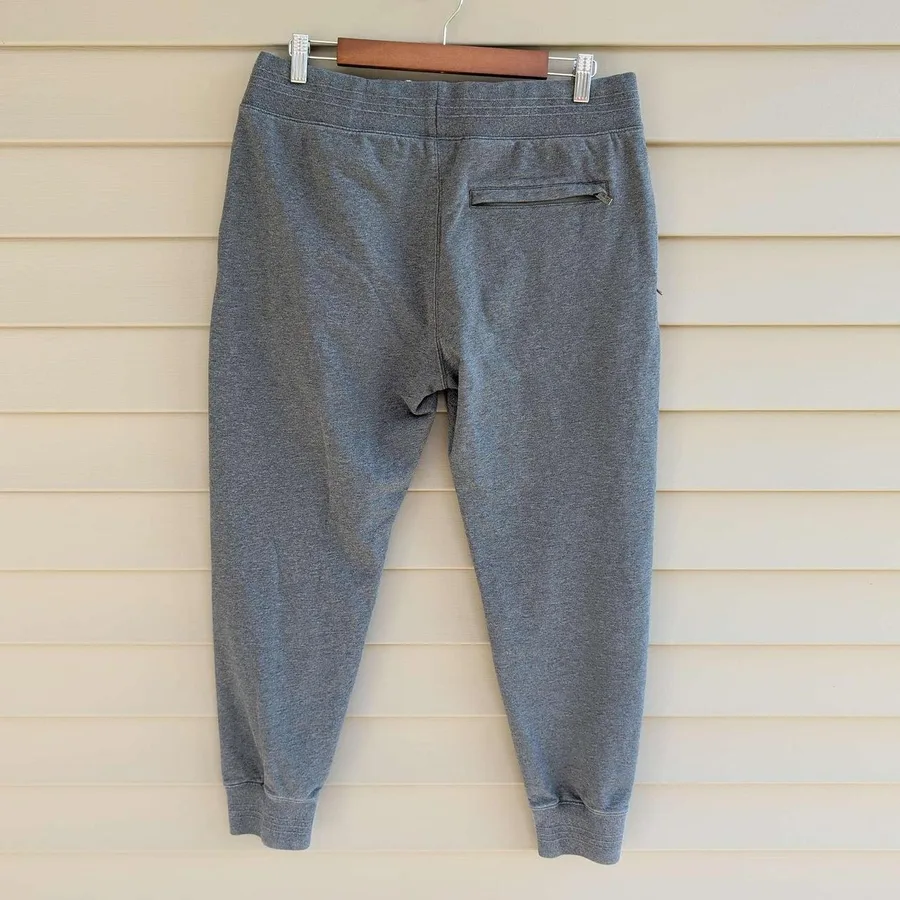 Psycho Bunny Joggers Mens Large Grey Neon Pink Logo Sweatpants Tapered