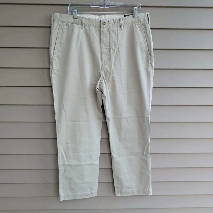 Polo Ralph Lauren Chino Pants Mens 36x29 Beige Classic Fit Cotton Twill Khakis