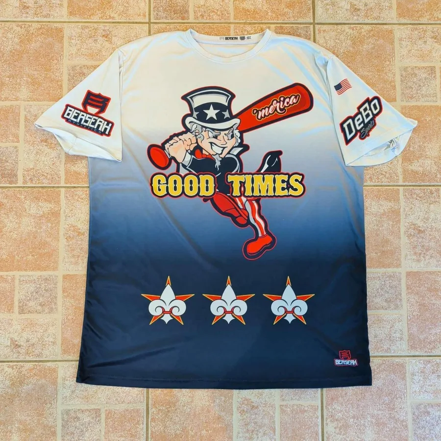 Berserk Athletics Jersey Mens 2X Uncle Sam Merica Thor's Other Brother