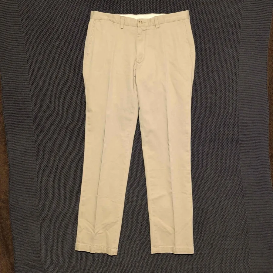 Polo Ralph Lauren Chino Pants Mens 36x34 Tan Khaki Classic Fit Straight Cotton