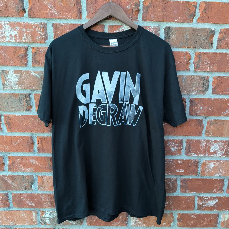 Gavin DeGraw Summer Tour 2014 T-Shirt Mens XL Black Band Tee Concert