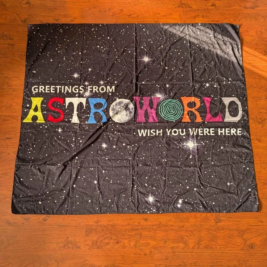 Travis Scott Astroworld Tapestry Wish You Were Here