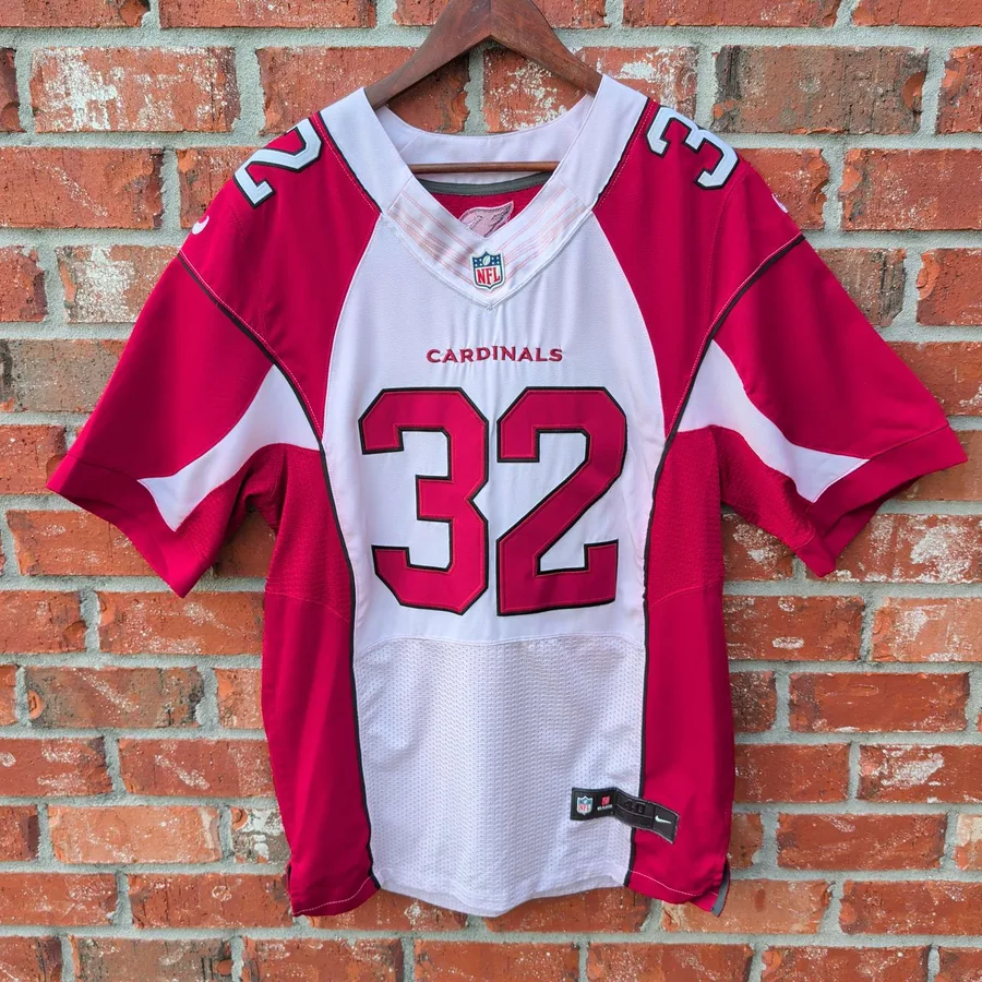 Nike NFL Arizona Cardinals Mathieu Jersey Mens 40 Red White On Field #32