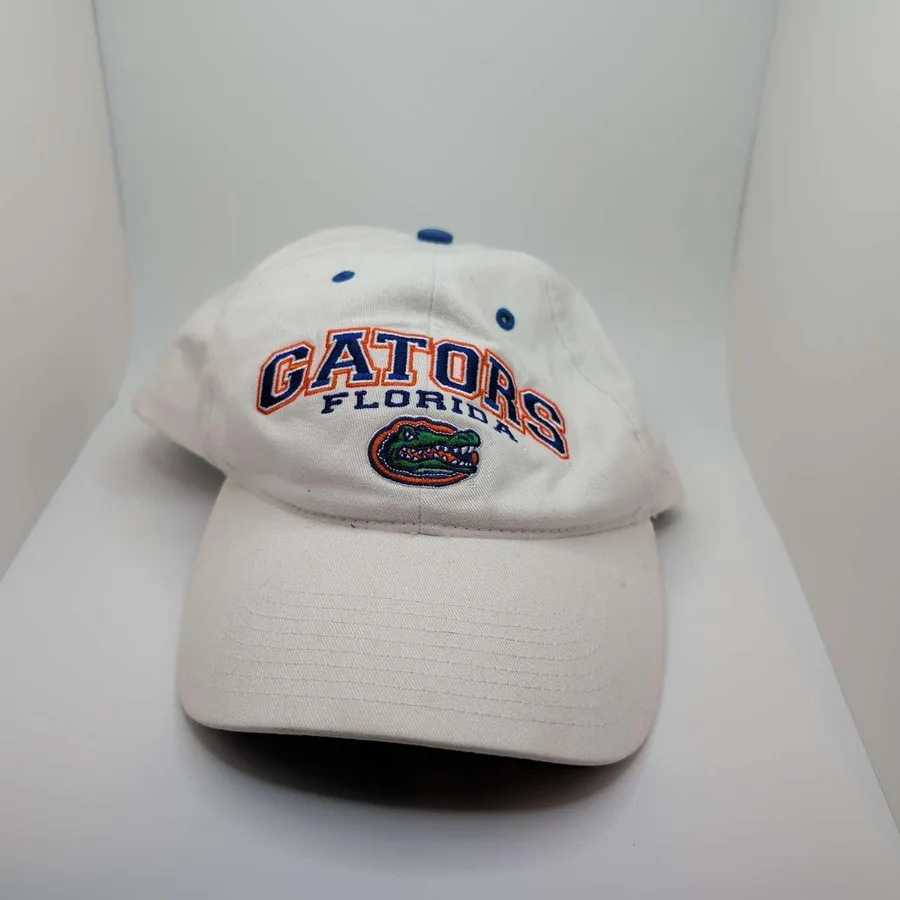 Twins Enterprise Florida Gators Hat Mens OSFA White Vintage 90s Snapback Lids