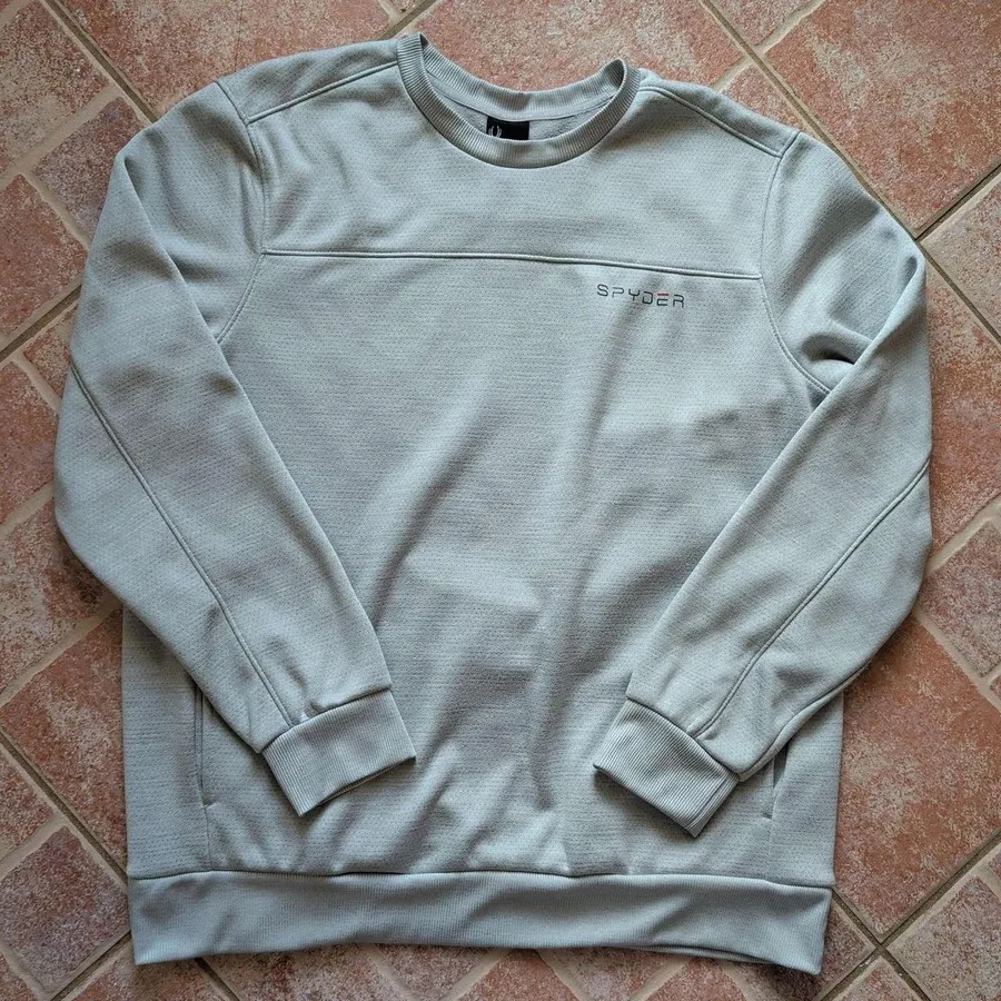 Spyder Active Sweatshirt Mens Large Light Grey
